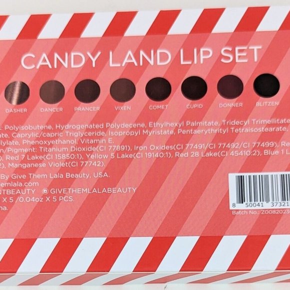 NWT GIVE THEM LALA BEAUTY Candy Land Holiday Set - Picture 3 of 3